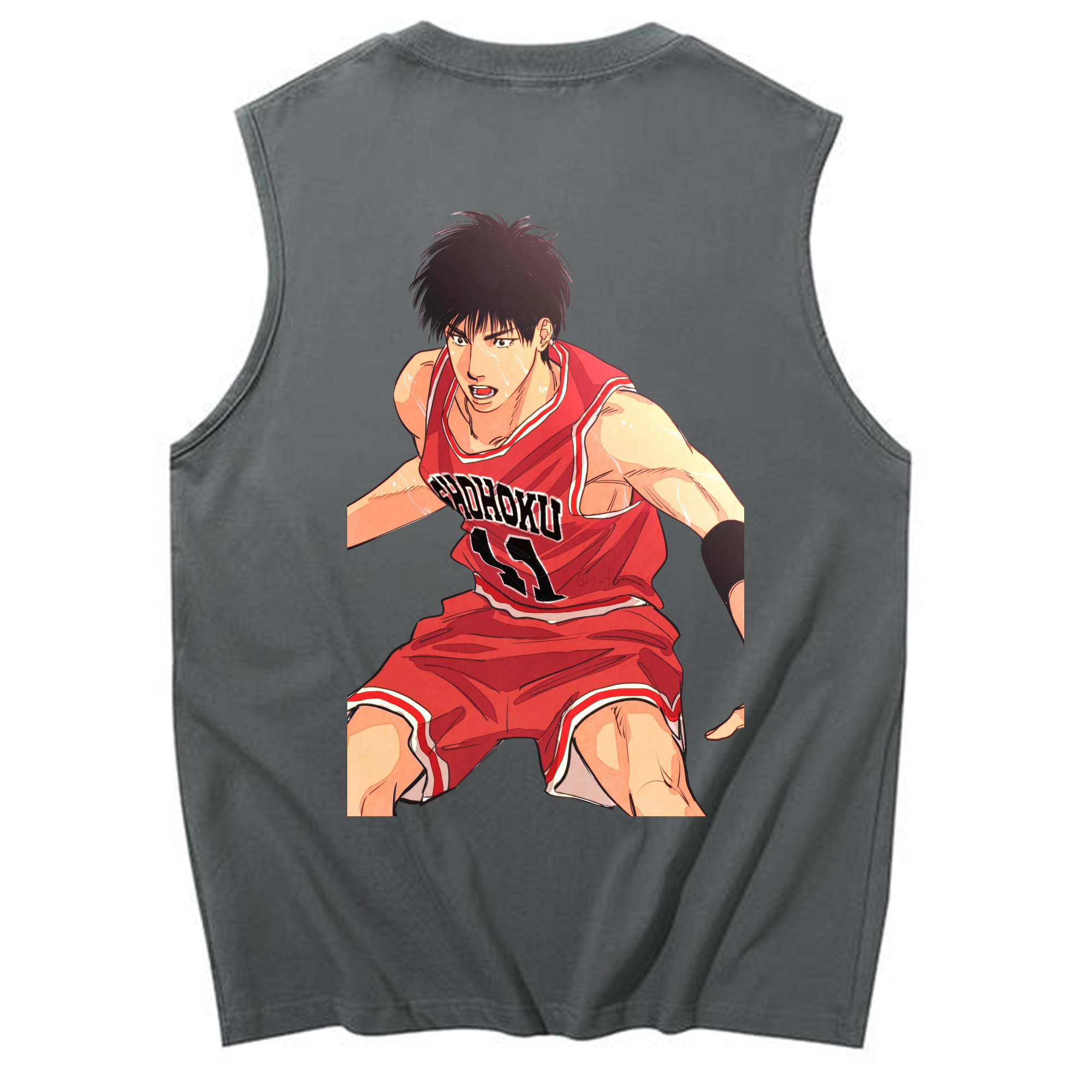 （画像用） SLAM DUNK／スラムダンク コットン100％タンクトップ（背面プリント）